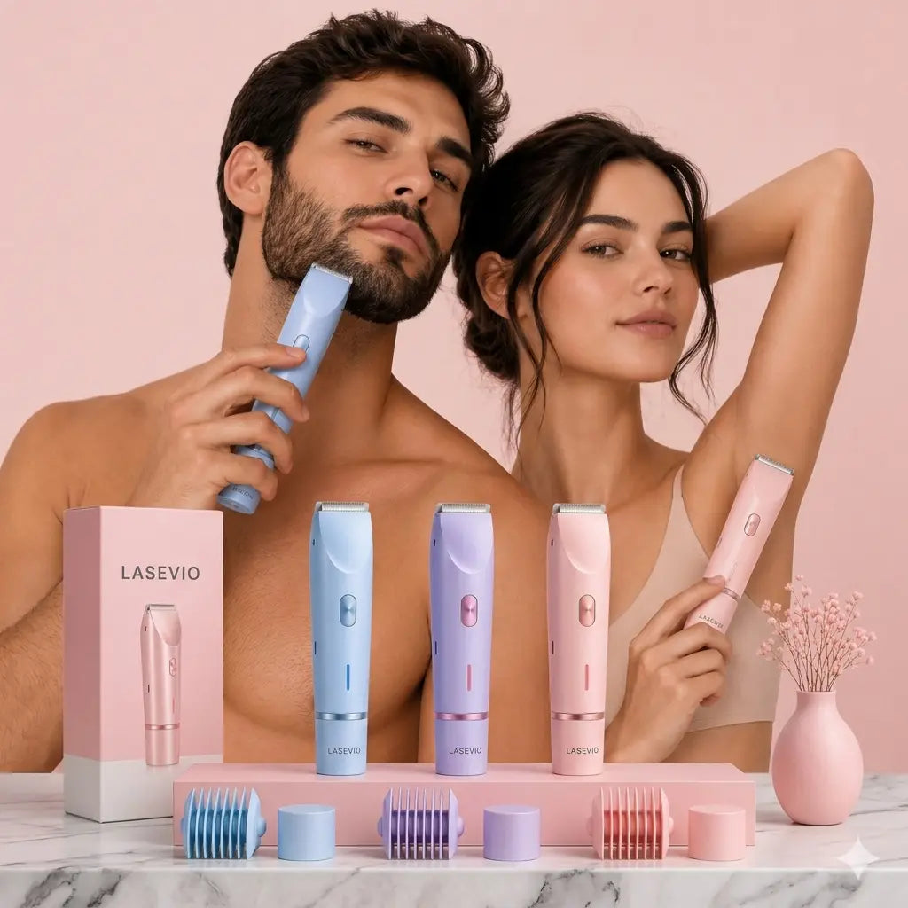 Rasoir Électrique LASEVIO Haute Précision – 2-en-1 LASEVIO